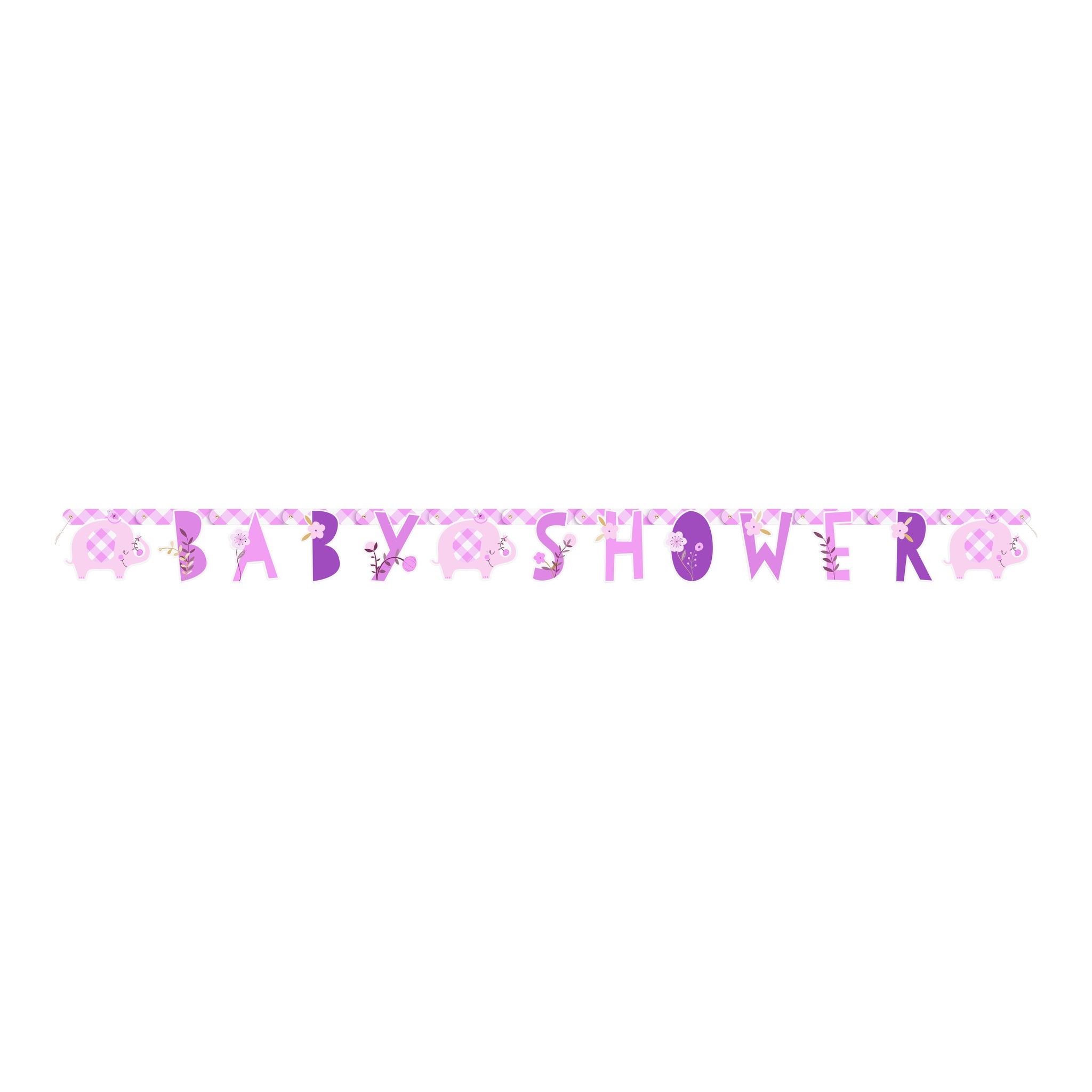 Baby Shower Banner Pink